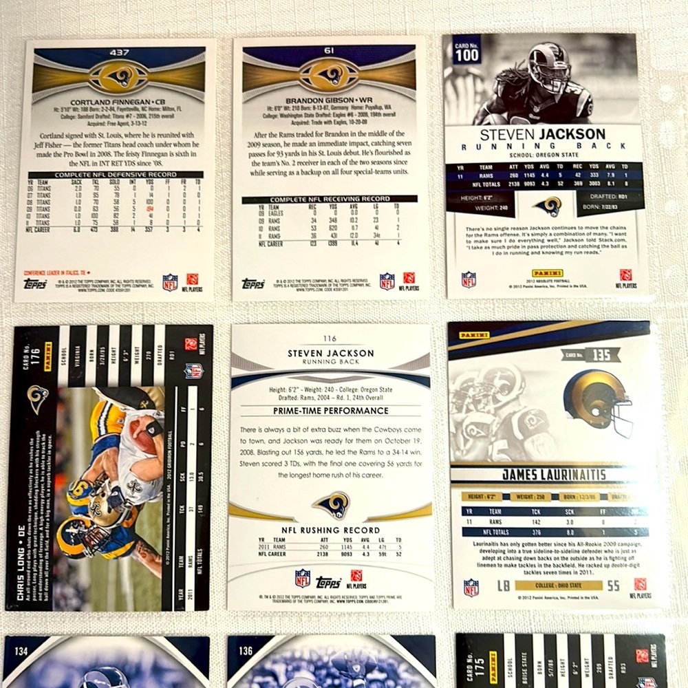 St. Louis Rams Trading Cards - Picture 5 of 6